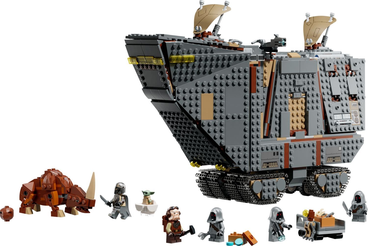 LEGO Star Wars 75453 Reptador de las Arenas del Exterior y Mudhorn