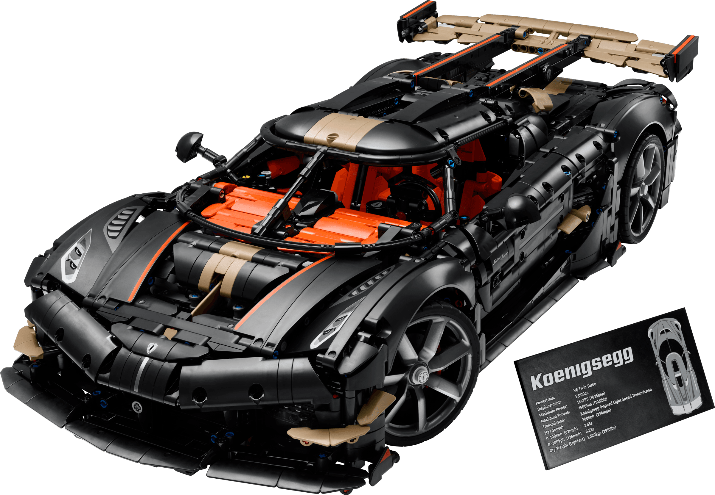 LEGO Technic 42232 Koenigsegg Sadair's Spear Megacar
