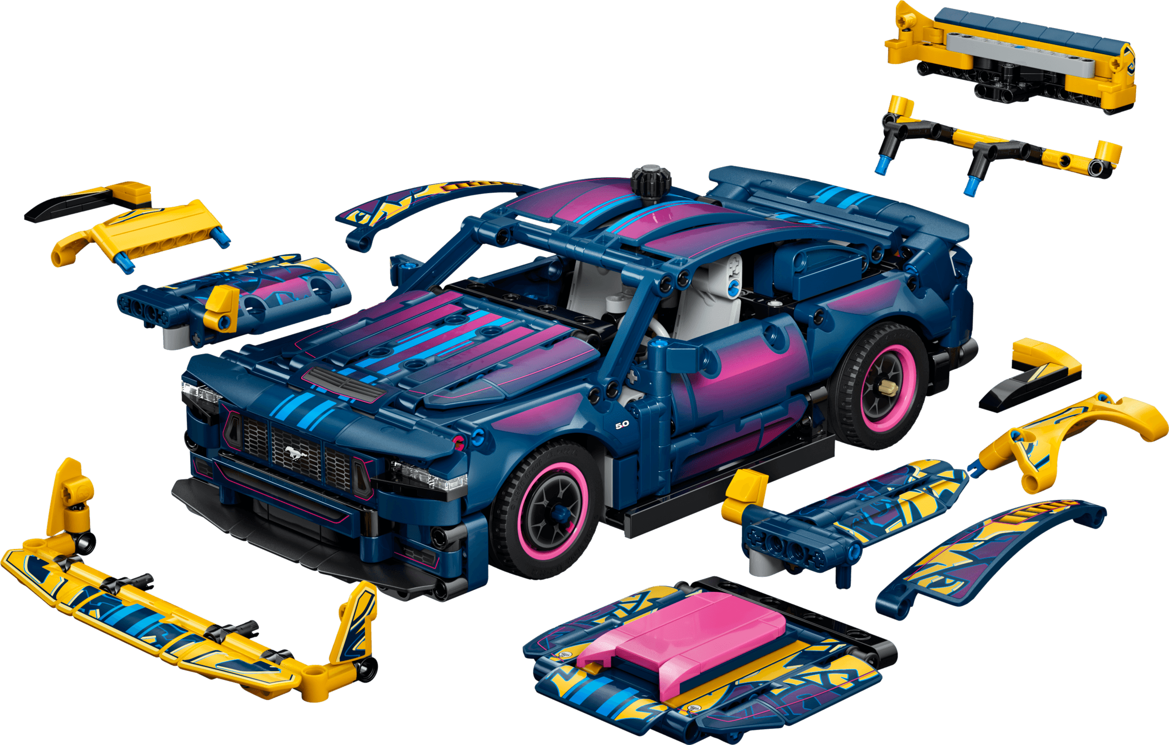LEGO Technic 42236 Taller de Tuning Ford Mustang GT